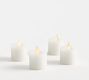 Premium Flickering Flameless Wax Votive Candle - Set of 4
