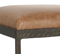 Mill Leather Counter Stool
