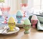 Botanical Bunny Stoneware Egg Cups - Mixed Set of 4