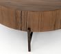 Fargo Round Reclaimed Wood Coffee Table (40&quot;)