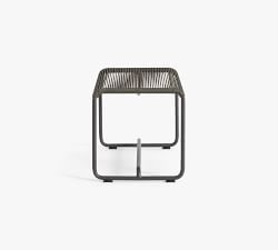 Noe Metal &amp; Rope 26&quot; Patio Ottoman