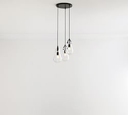 Drayton 3-Light Recycled Glass Pendant (15&quot;)