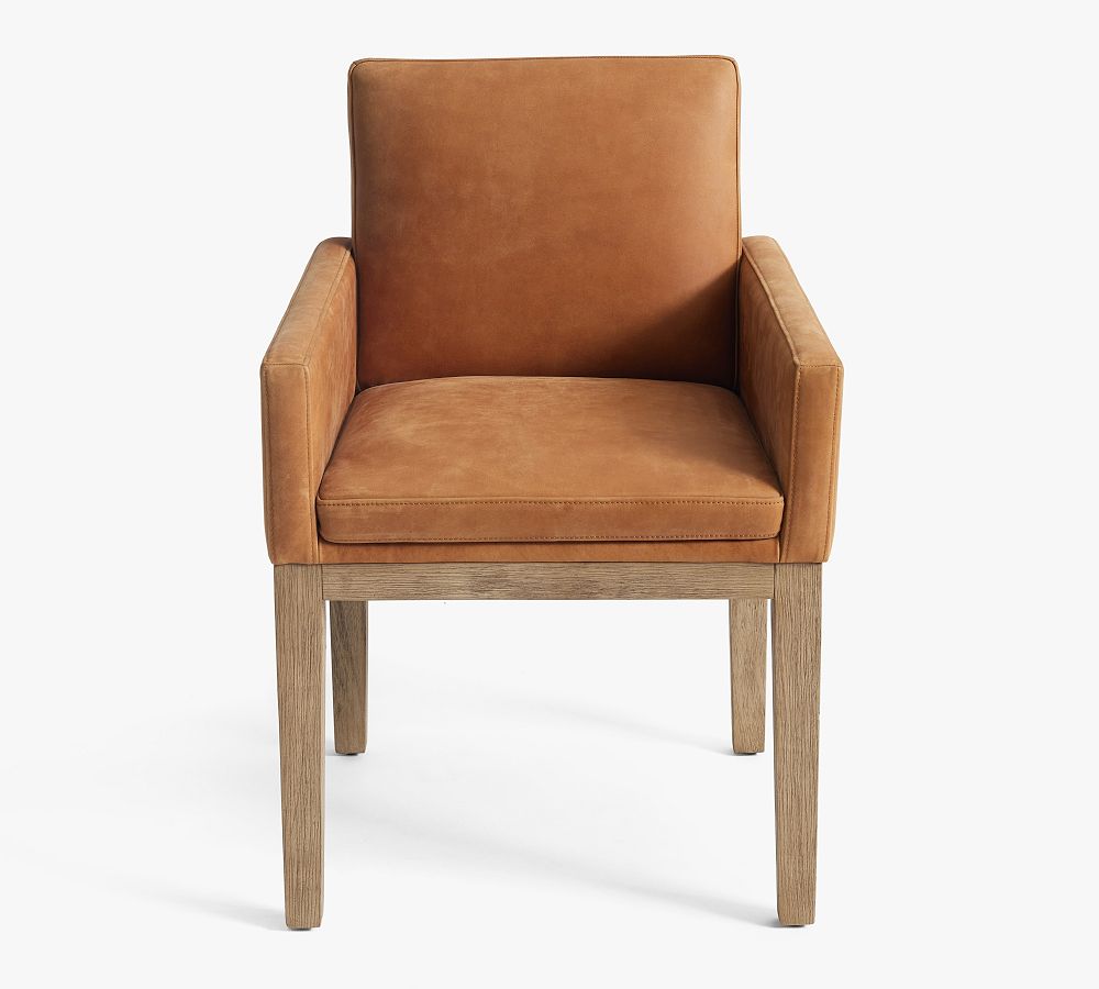 Jake Leather Dining Armchair