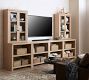 Modern Farmhouse 136&quot; Entertainment Centre with Display Hutch
