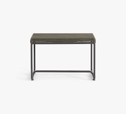 Noe Metal &amp; Rope 26&quot; Patio Ottoman