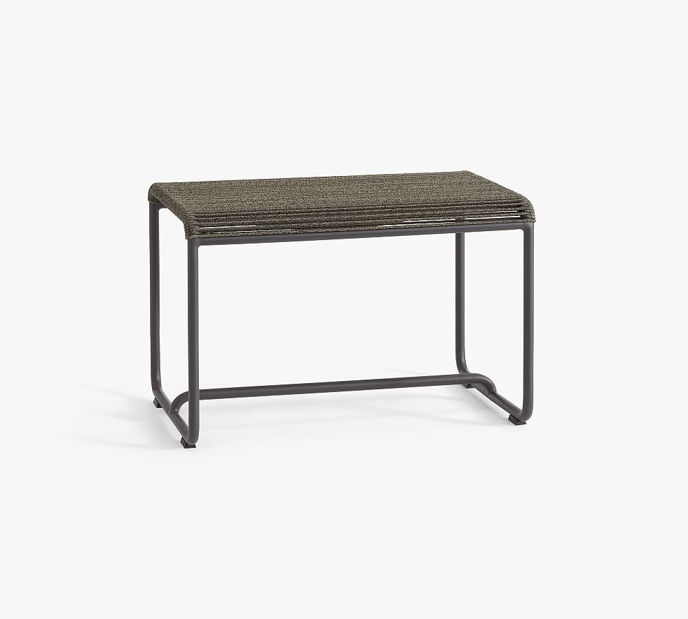 Noe Metal &amp; Rope 26&quot; Patio Ottoman