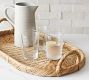 Handwoven Wicker Oval Serving Tray