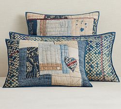 Love Handcrafted Reversible Quilted Sham