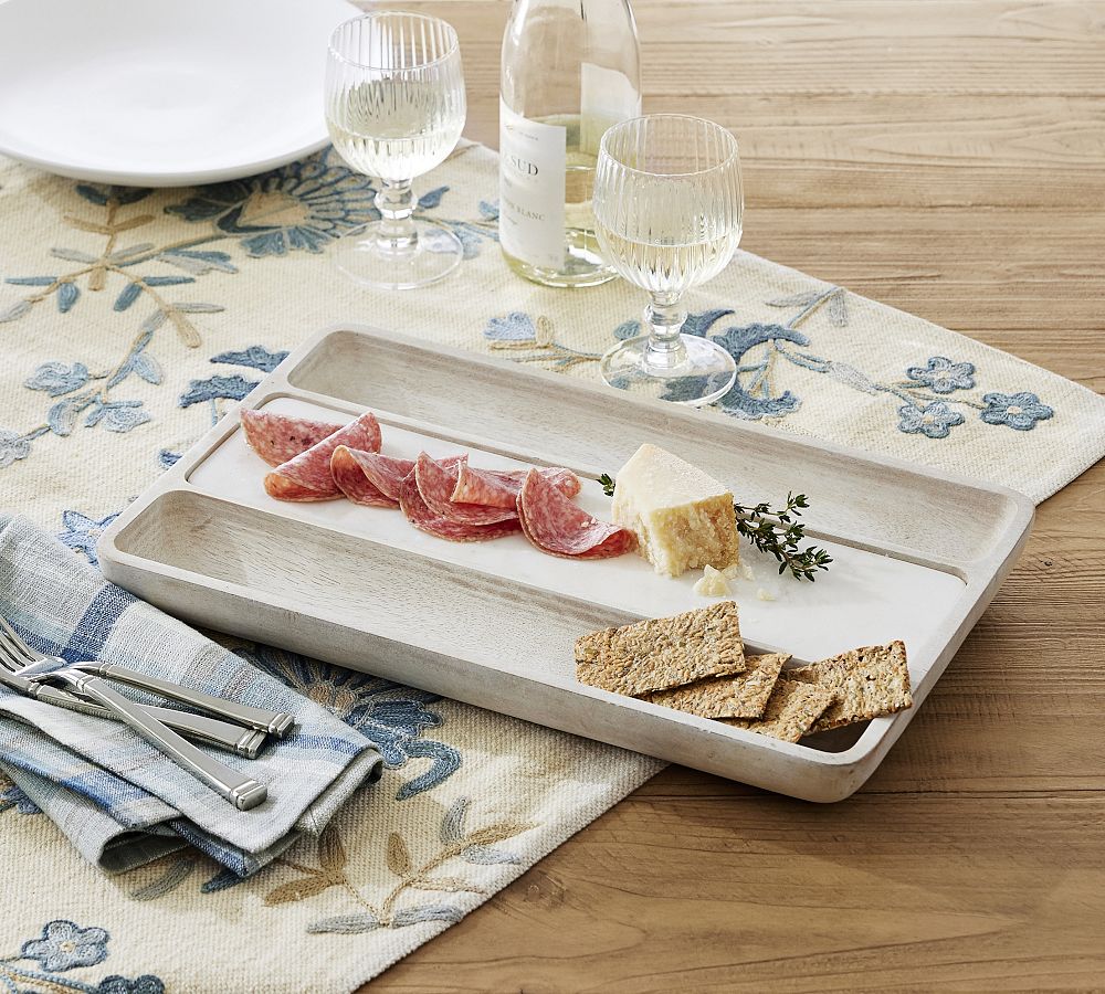 Vail Wood and Marble Cheese Board