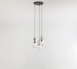 Drayton 3-Light Recycled Glass Pendant (15&quot;)