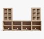 Modern Farmhouse 136&quot; Entertainment Centre with Display Hutch