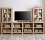 Modern Farmhouse 136&quot; Entertainment Centre with Display Hutch