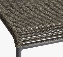 Noe Metal &amp; Rope 26&quot; Patio Ottoman