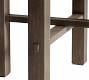 Abbott Concrete &amp; Acacia Outdoor Bar Height Table (34&quot;)