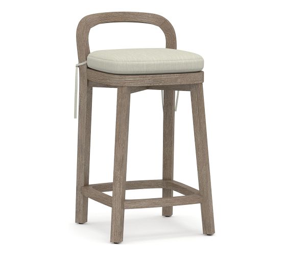 Pottery barn bar stool cushions best sale