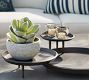 Handcrafted Metal Tiered Tray