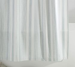 Hawthorn Stripe Cotton Shower Curtain