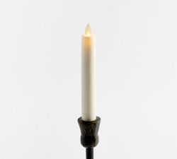 Premium Flickering Flameless Wax Taper Candle