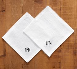 Mason Oversized Linen Coasters - Set of 4