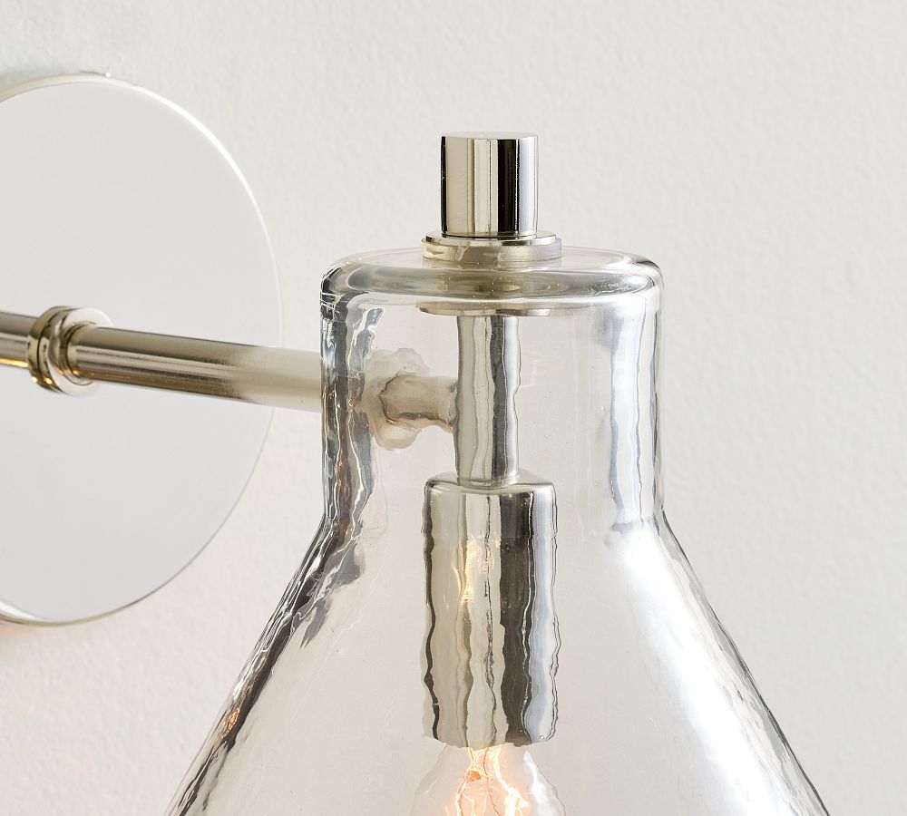 Bridget Petite Recycled Glass Flared Sconce 8"