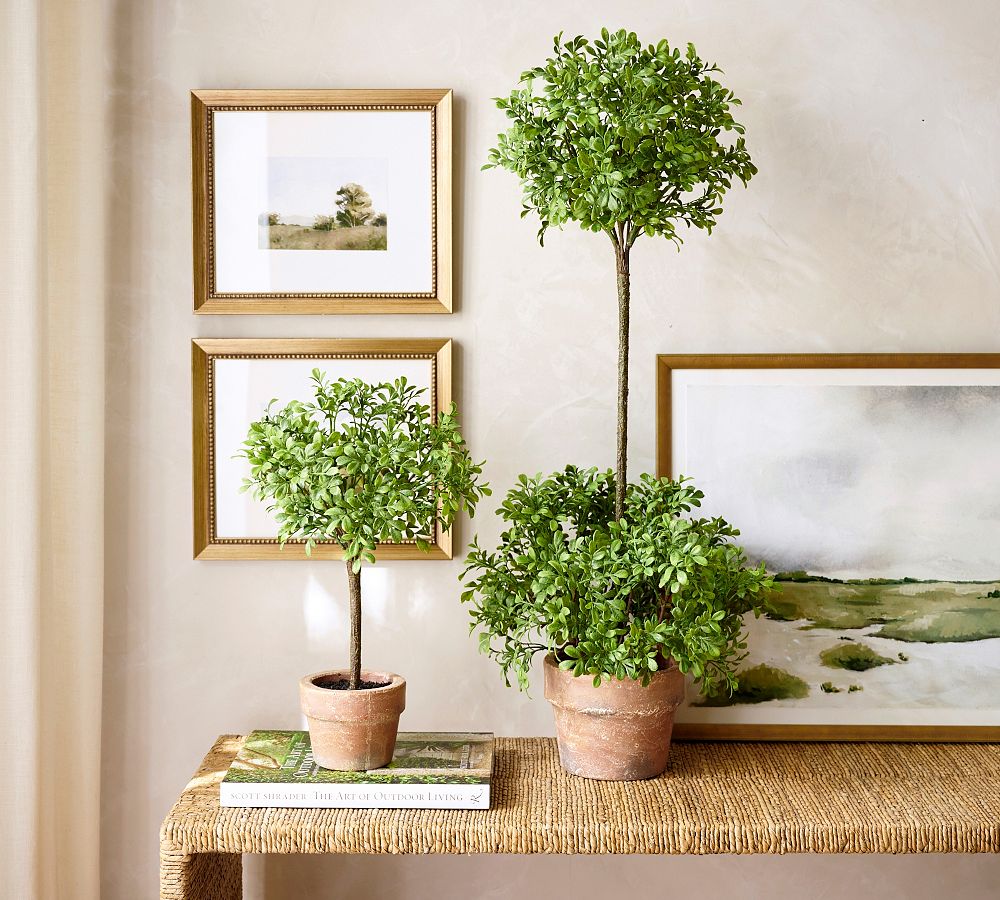 Faux Boxwood Topiary