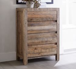 Hensley Reclaimed Wood 4-Drawer Tall Dresser