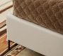 Jake Upholstered Storage Platform Bed with Metal Legs