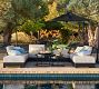 Malibu Metal Round Nesting Outdoor Coffee Table (36&quot;)