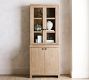 Modern Farmhouse Hutch with Display Cabinet (34&quot;)