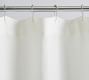 European Flax Linen Waffle Shower Curtain
