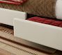 Jake Upholstered Storage Platform Bed with Metal Legs