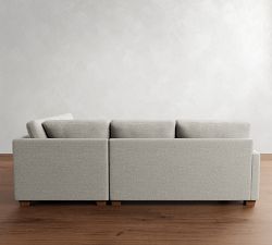 PB Comfort Modern Square Arm 3-Piece Sectional (106&quot;)