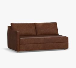 Build Your Own Pacifica Slim Arm Leather Sectional