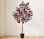 Faux Burgundy Oak Tree