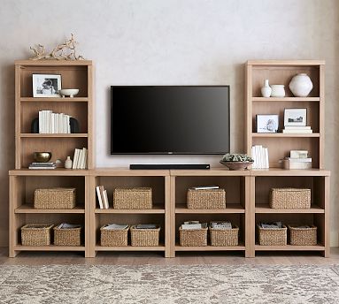 Modern Farmhouse 136 Entertainment Center Pottery Barn