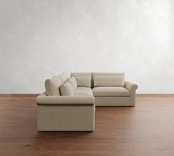 Westwood Roll Arm Deep Seat 3-Piece Sectional (125&quot;)