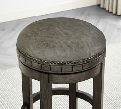 Bixby Leather Swivel Stool