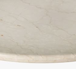 Rockfall Marble Oval Dining Table (78&quot;)
