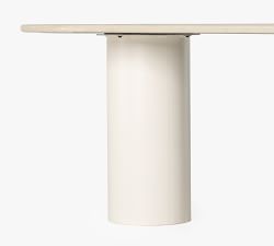 Rockfall Marble Oval Dining Table (78&quot;)