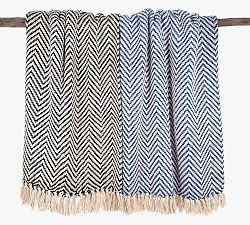 Asim Handwoven Tassel Fringe Throw