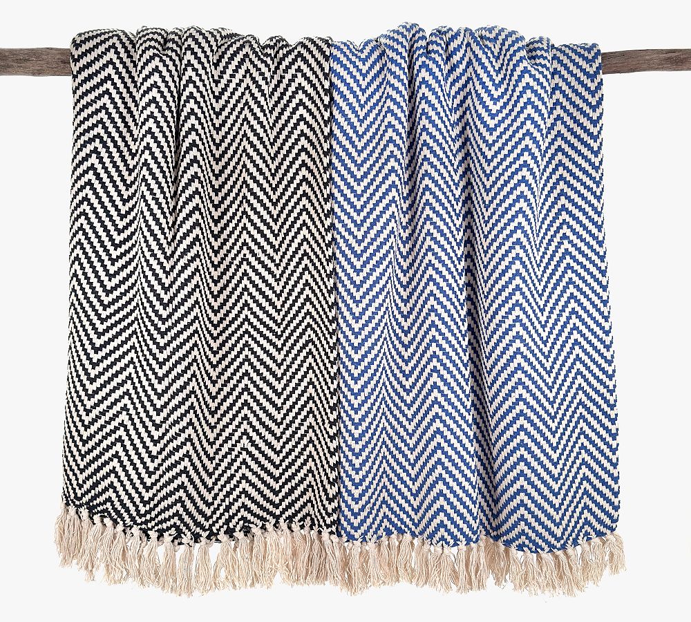 Asim Handwoven Tassel Fringe Throw