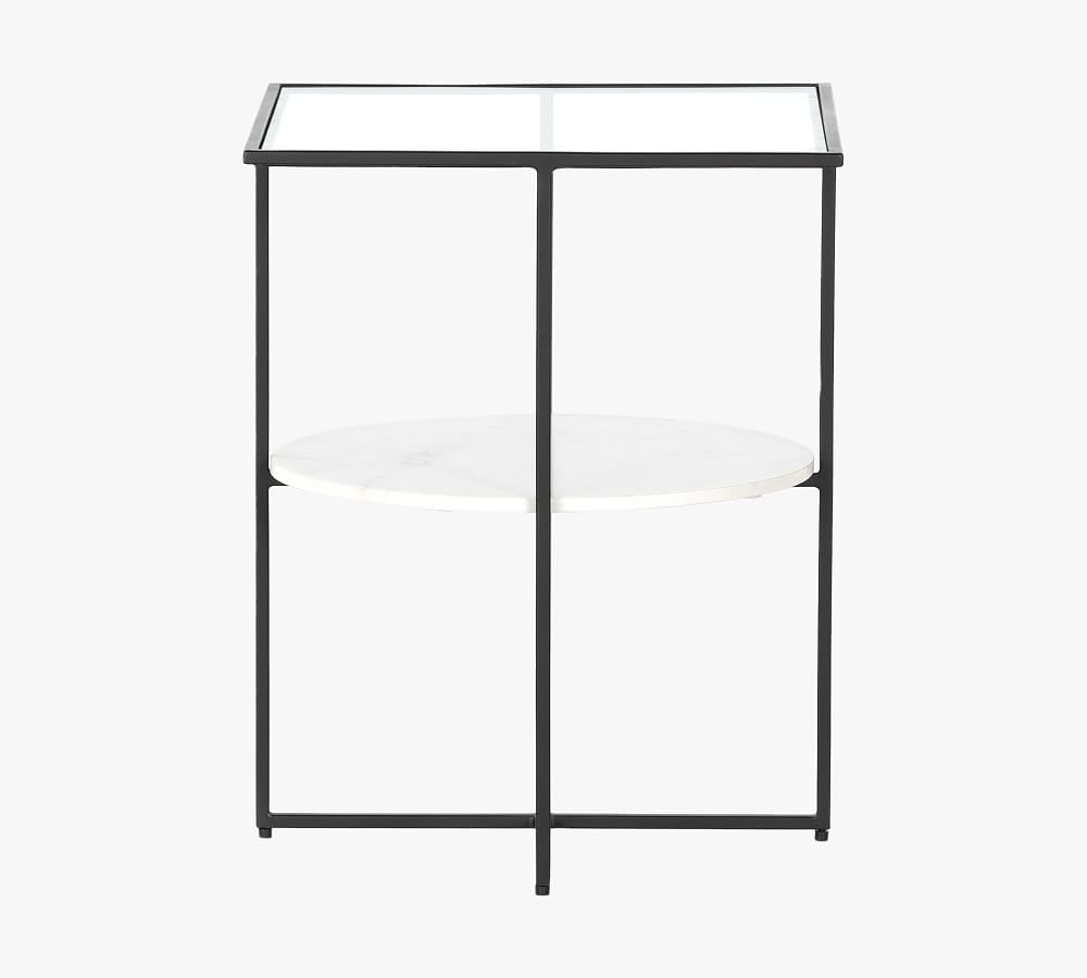 Bourne Marble Square End Table