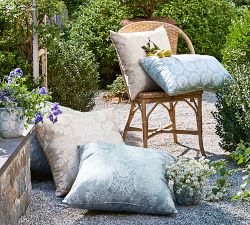 Kravet Medallion Outdoor Lumbar Pillow