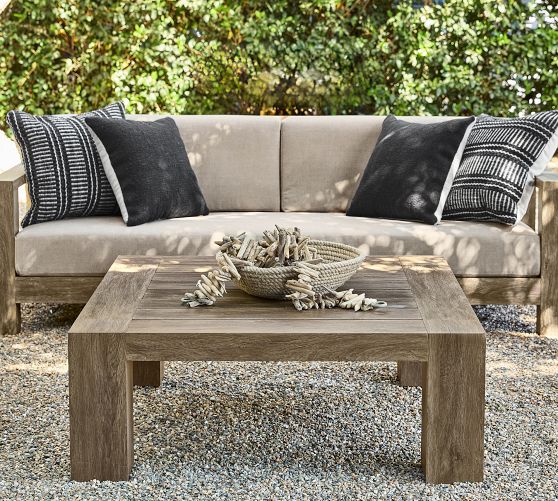 Palisades Square Outdoor Coffee Table (42") | Pottery Barn