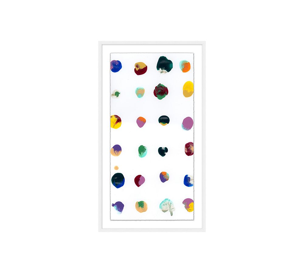 Paint Spots Framed Print