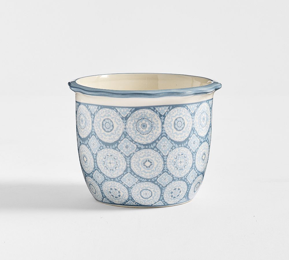 Kravet Medallion Cachepot