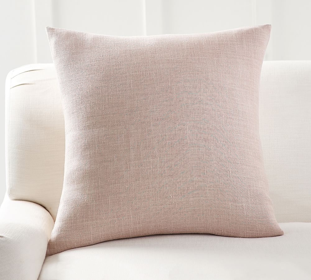 Belgian Linen Pillow - Old Rose
