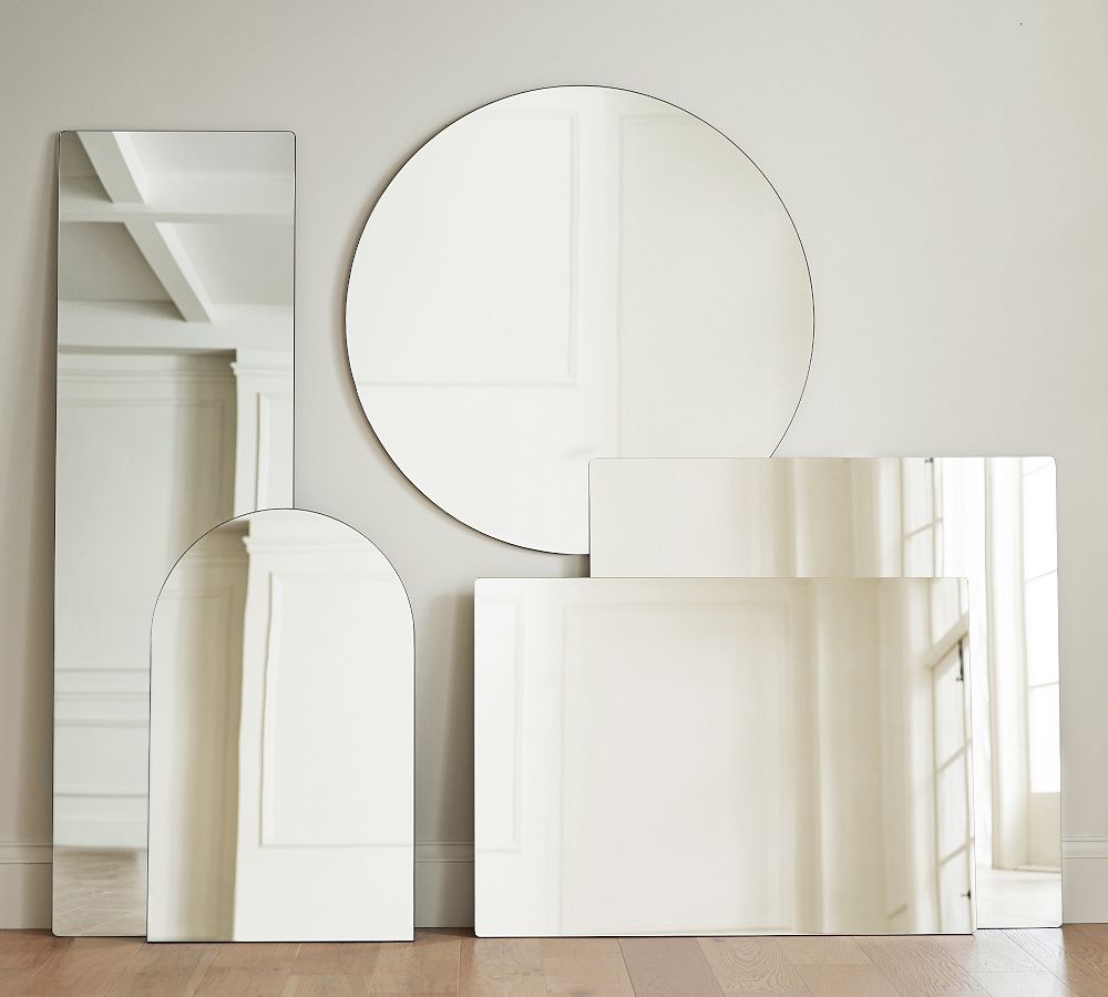 Rienne Frameless Floor Mirror - Stylish & Modern