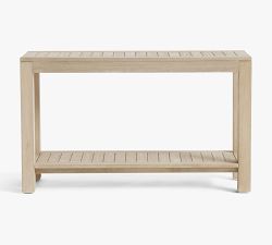 Indio Eucalyptus Rectangular Outdoor Console Table (51&quot;)