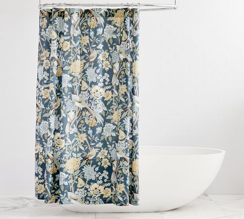 Bloom Yarn Dyed Shower Curtain 72 Pottery Barn